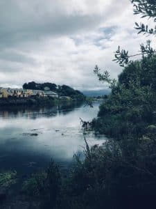 A scenic view of a body of water
